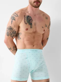 5" beige/blue/teal boxer briefs