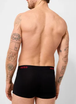 2.5" black & red comfortable trunk