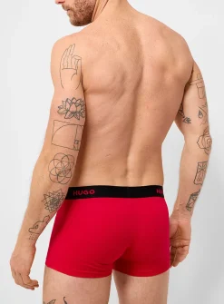 2.5" black & red comfortable trunk