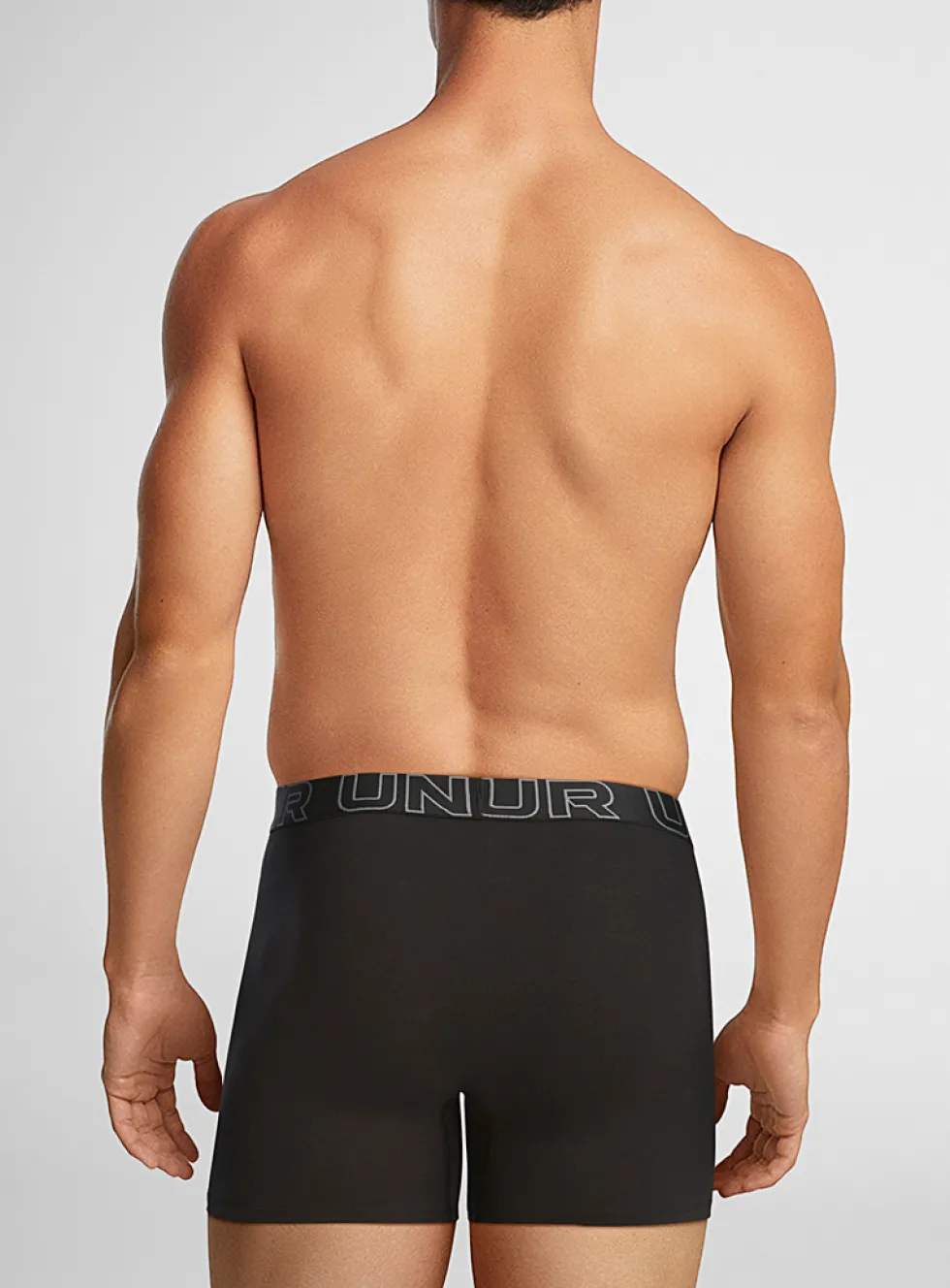 6" black jersey performance boxer briefs