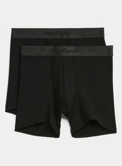 4" black ultra-comfortable boxer briefs