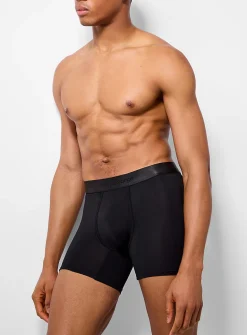 4" black ultra-comfortable boxer briefs