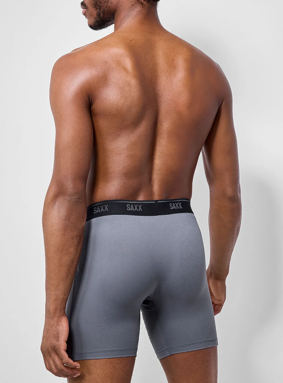 6" black/blue/grey micro-dotwork boxer briefs