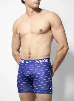 6" black/burgundy/royal boxer briefs