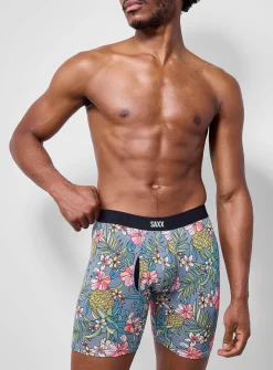 6" black/exotic boxer briefs