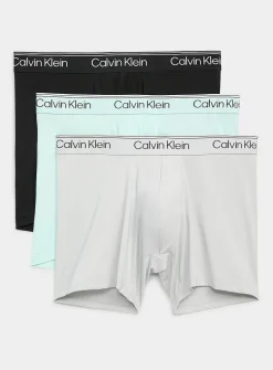 6" black/grey/mint stretch boxer briefs