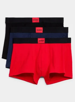 2.5" black/red/navy trunks