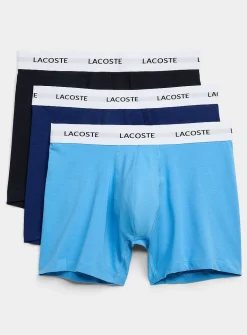 6" blue stretch boxer briefs