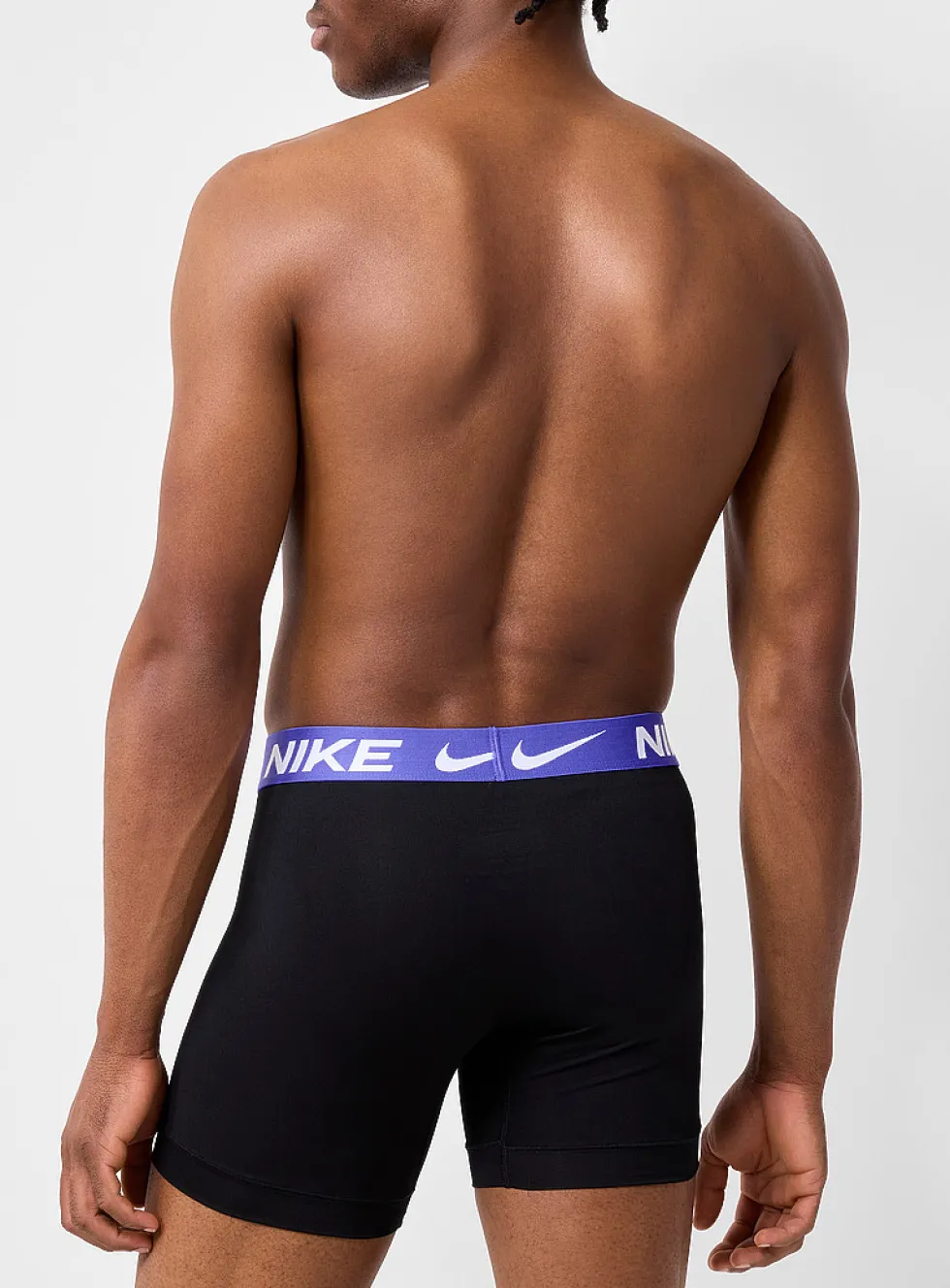 5" blue/grey/red trim boxer briefs