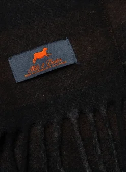2201 checkered wool scarf