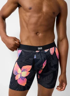 6" colourful leaf boxer brief