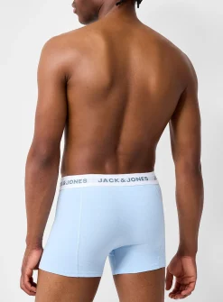 3" comfortable contrast-waist trunk