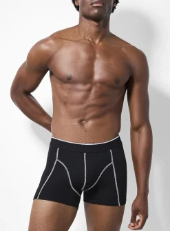 3" contrast-seam trunk