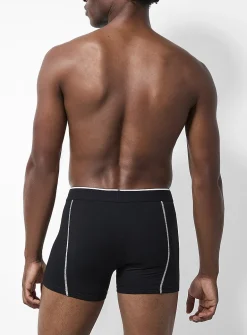 3" contrast-seam trunk