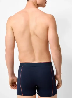 3" contrast-seam trunk