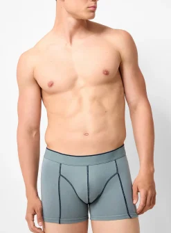 3" contrast-seam trunk