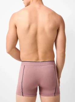 3" contrast-seam trunk