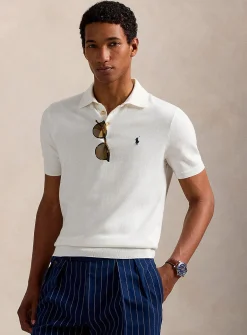 100% cotton fine-knit polo