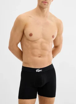 5" croc-waist black boxer briefs