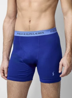 5" embroidered logo boxer briefs