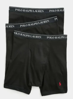 5" embroidered logo boxer briefs