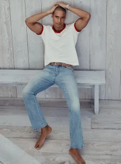 537 faded blue jean