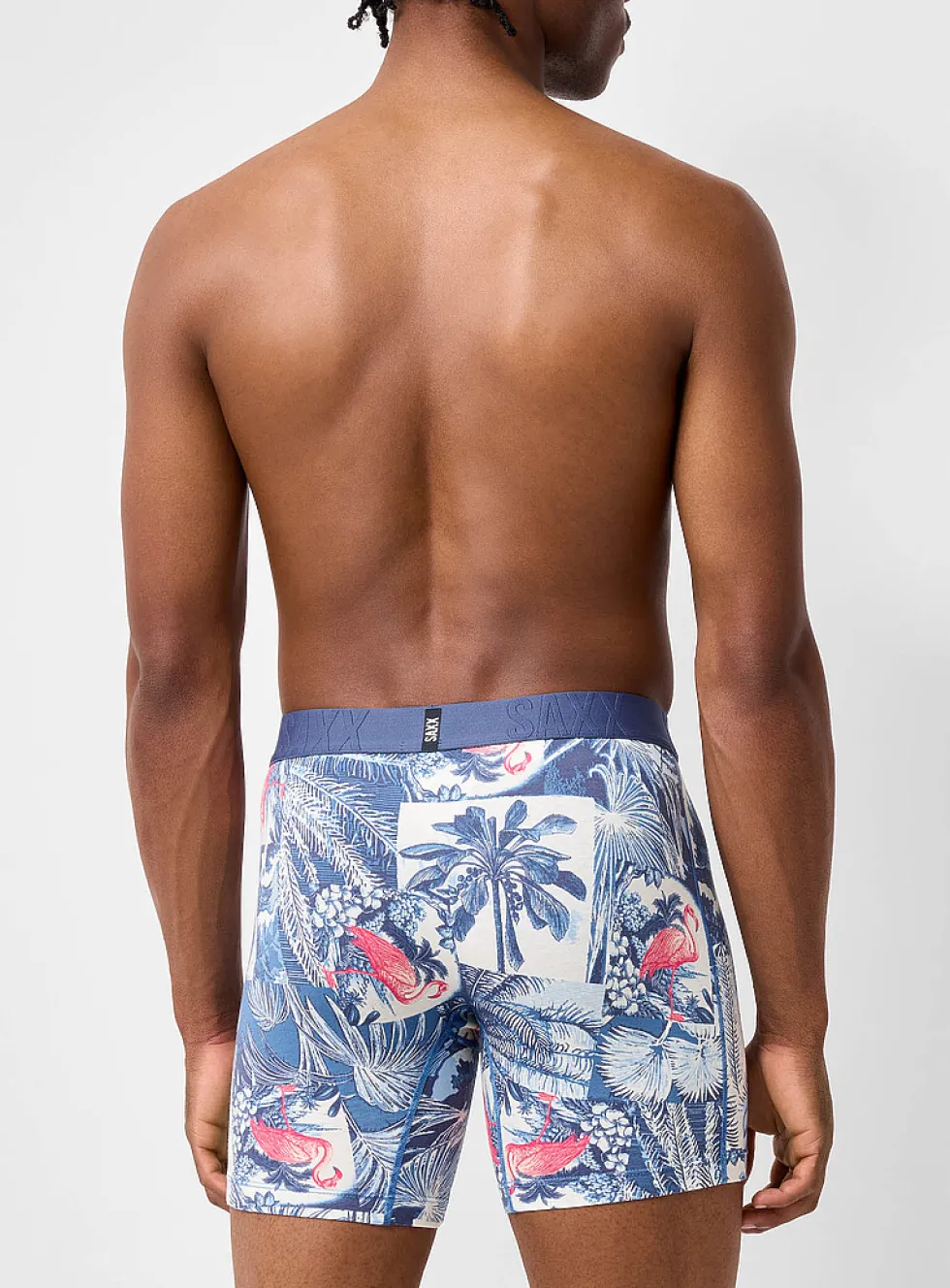 6" flamingo boxer brief