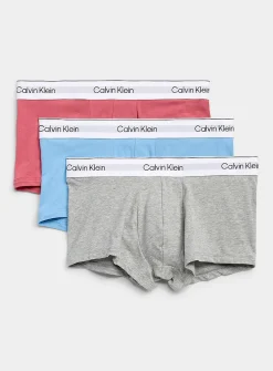 3" grey/blue/red trunks