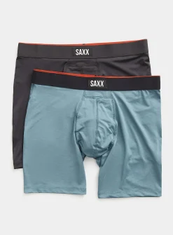 6" hairline-stripe boxer briefs