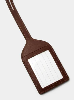 1840 leather luggage tag