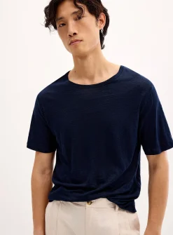 100% linen jersey T-shirt