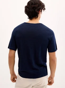 100% linen jersey T-shirt