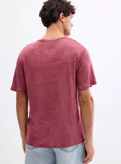 100% linen jersey T-shirt