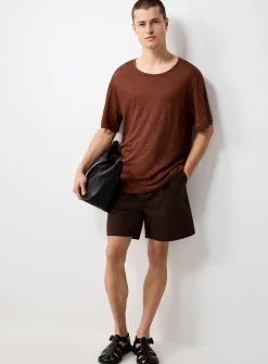 100% linen jersey T-shirt