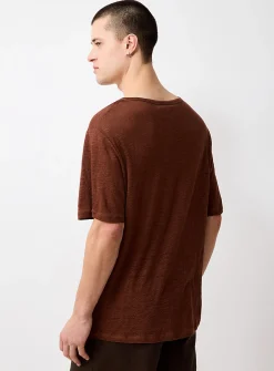 100% linen jersey T-shirt