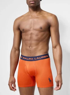 5" logo micro-perforated boxer brief