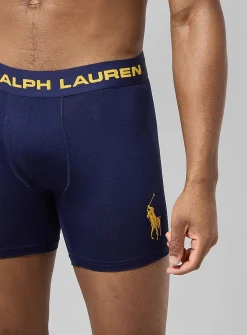 5" logo micro-perforated boxer brief