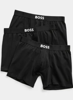 5" logo-band solid boxer briefs