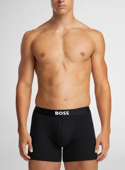 5" logo-band solid boxer briefs