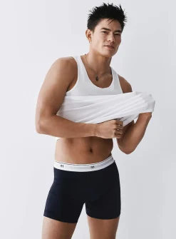 5" logo-waist classic boxer briefs
