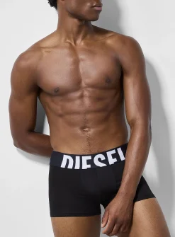 2" logo-waist solid trunks