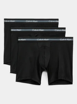 6'' micro mesh black boxer briefs