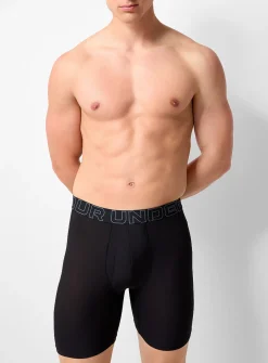 6" micro-perforated performance boxer briefs