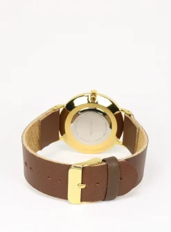 36 mm gold case watch