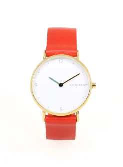 36 mm gold case watch
