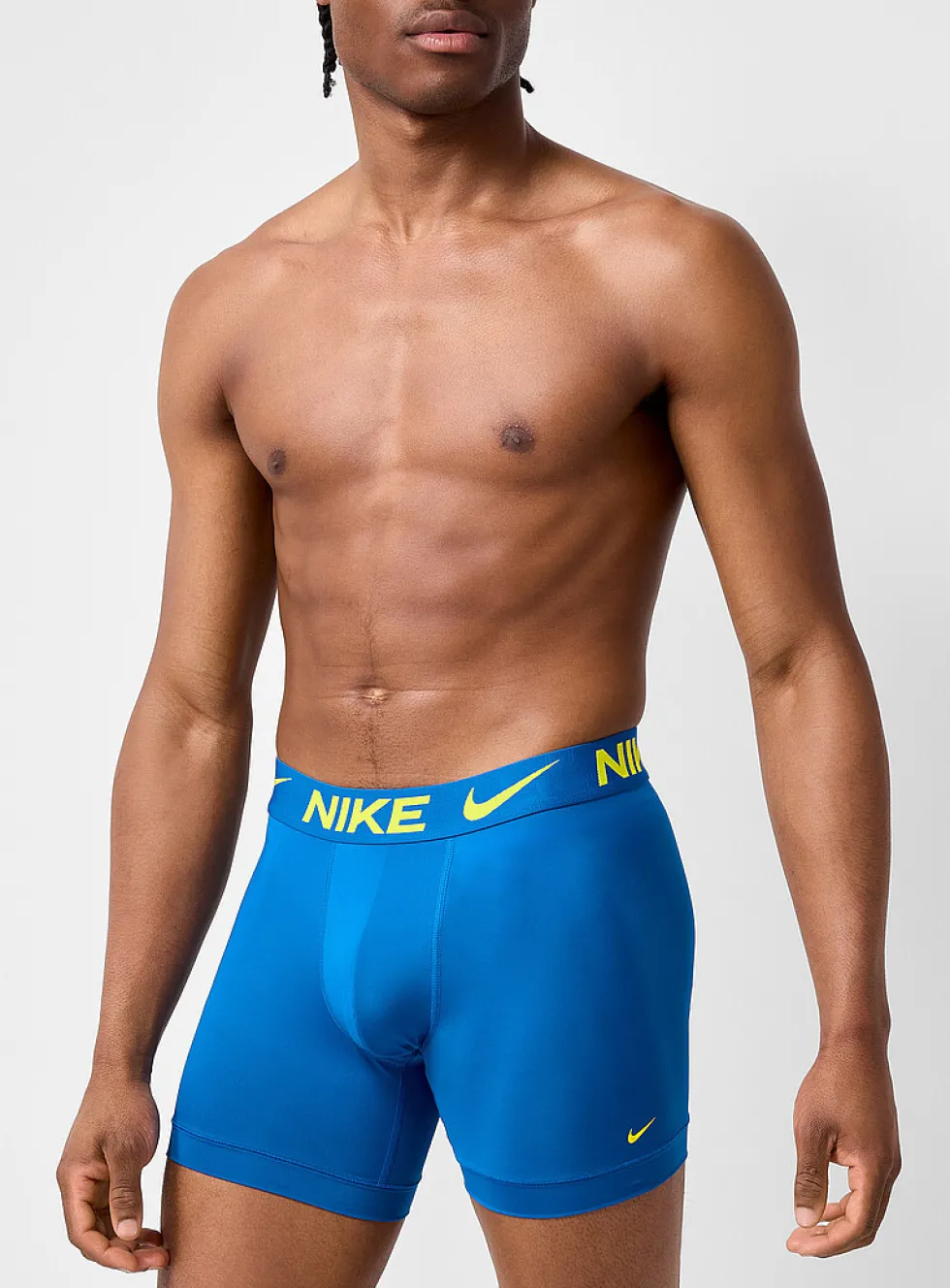 5" neon-yellow logo boxer briefs