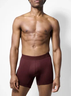 5" neutral-hued stretch boxer brief