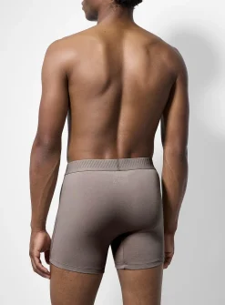 5" neutral-hued stretch boxer brief