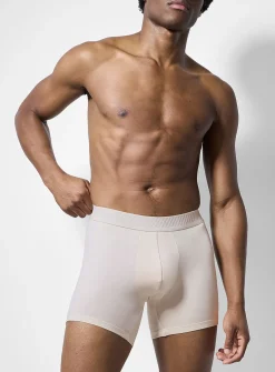 5" neutral-hued stretch boxer brief