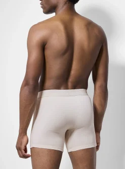 5" neutral-hued stretch boxer brief